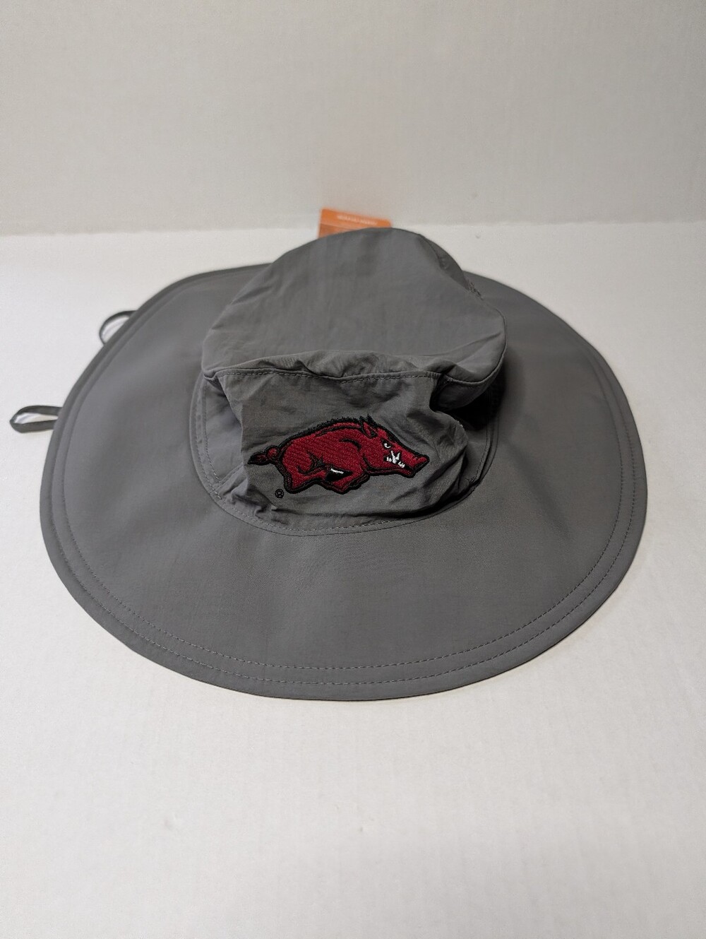 Columbia Arkansas Razorbacks Bora Bora Booney Bucket Sun Hat Gray Men OS NWT